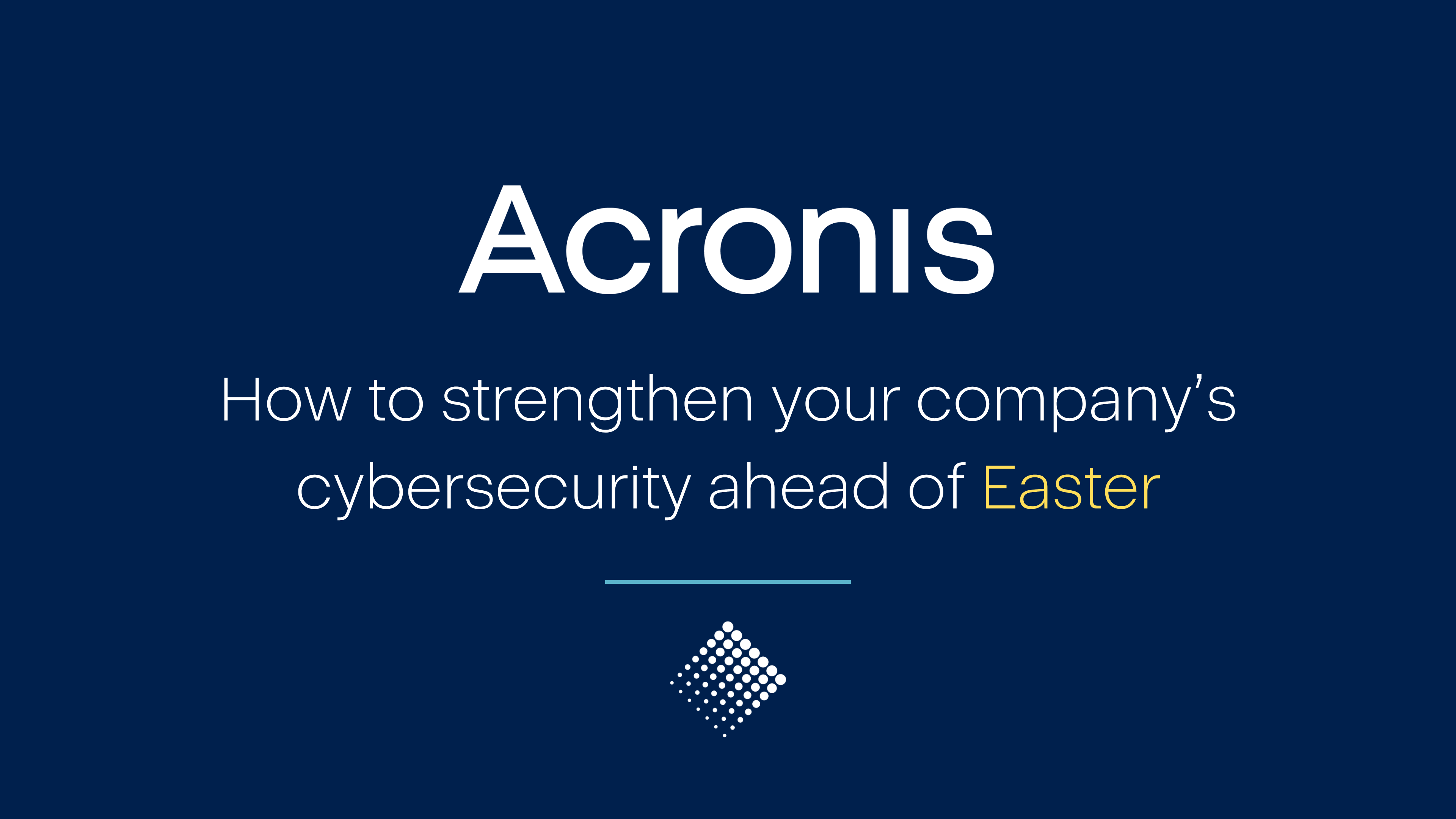 Påsken är här – och därmed en ökad risk för cyberattacker