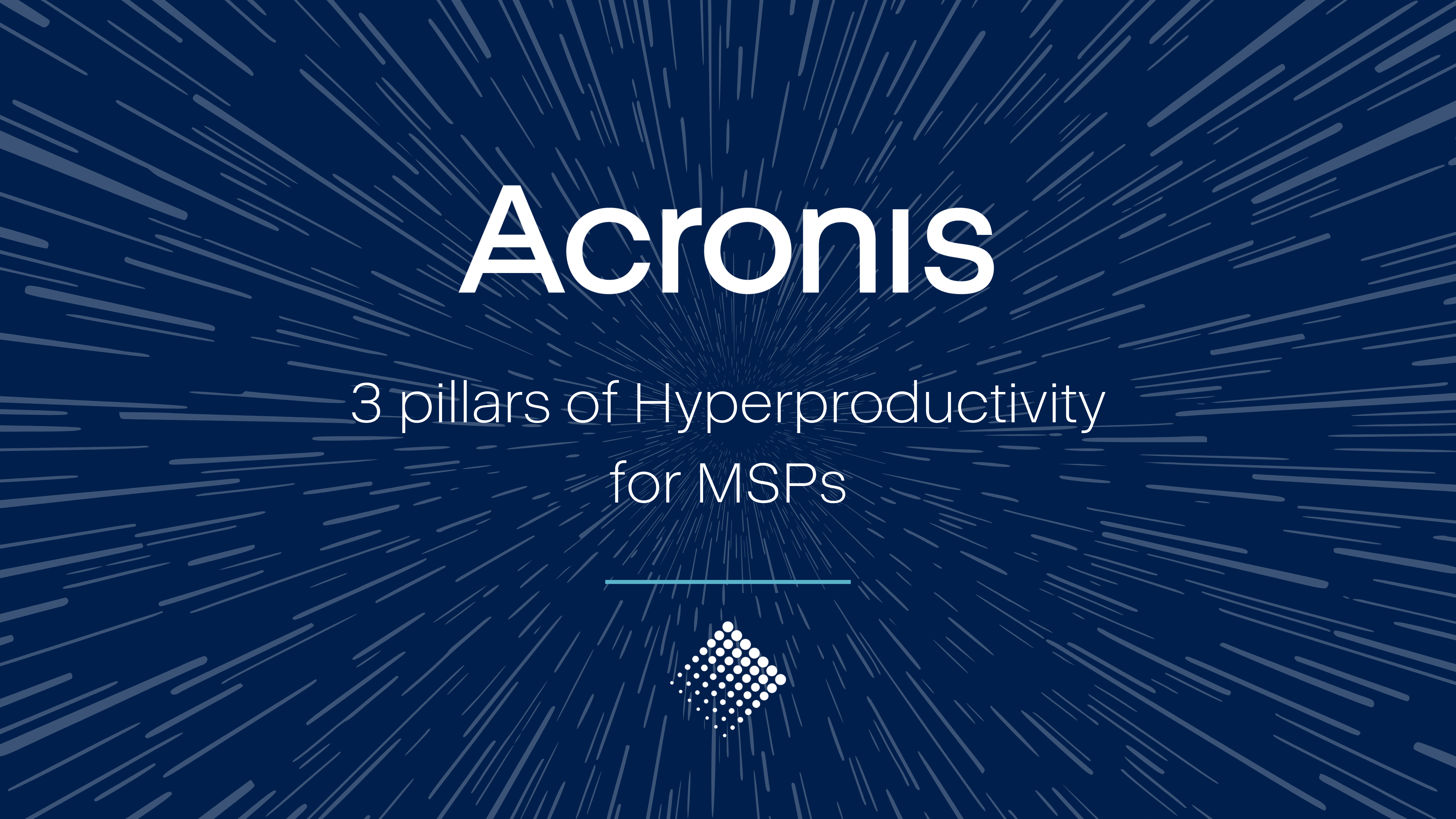 Three pilars of hyperproductivity for MSPs